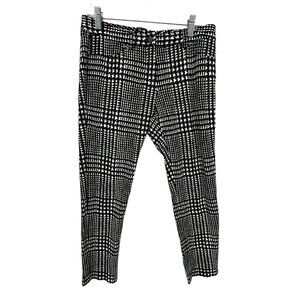 Women's‎ James McLaughlin Houndstooth Pants Size 6 Tapered Ankle Stretchy